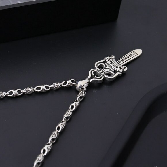 Chrome Hearts Silver Sword Pendant Necklace - Picture 3 of 5